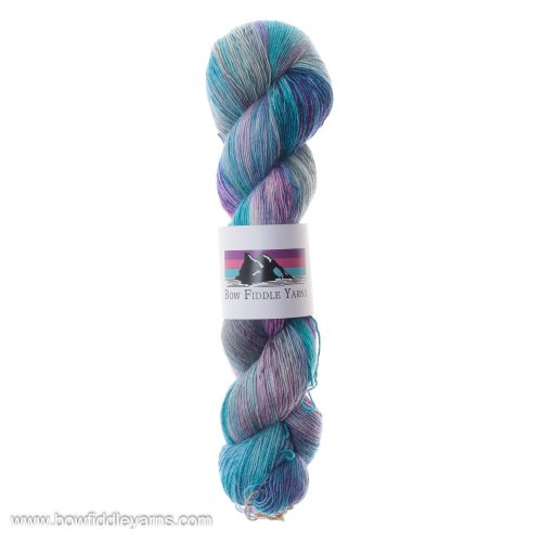 It's a mystery 100g 4 ply Superwash Merino, Alpaca and Silk hand dyed yarn