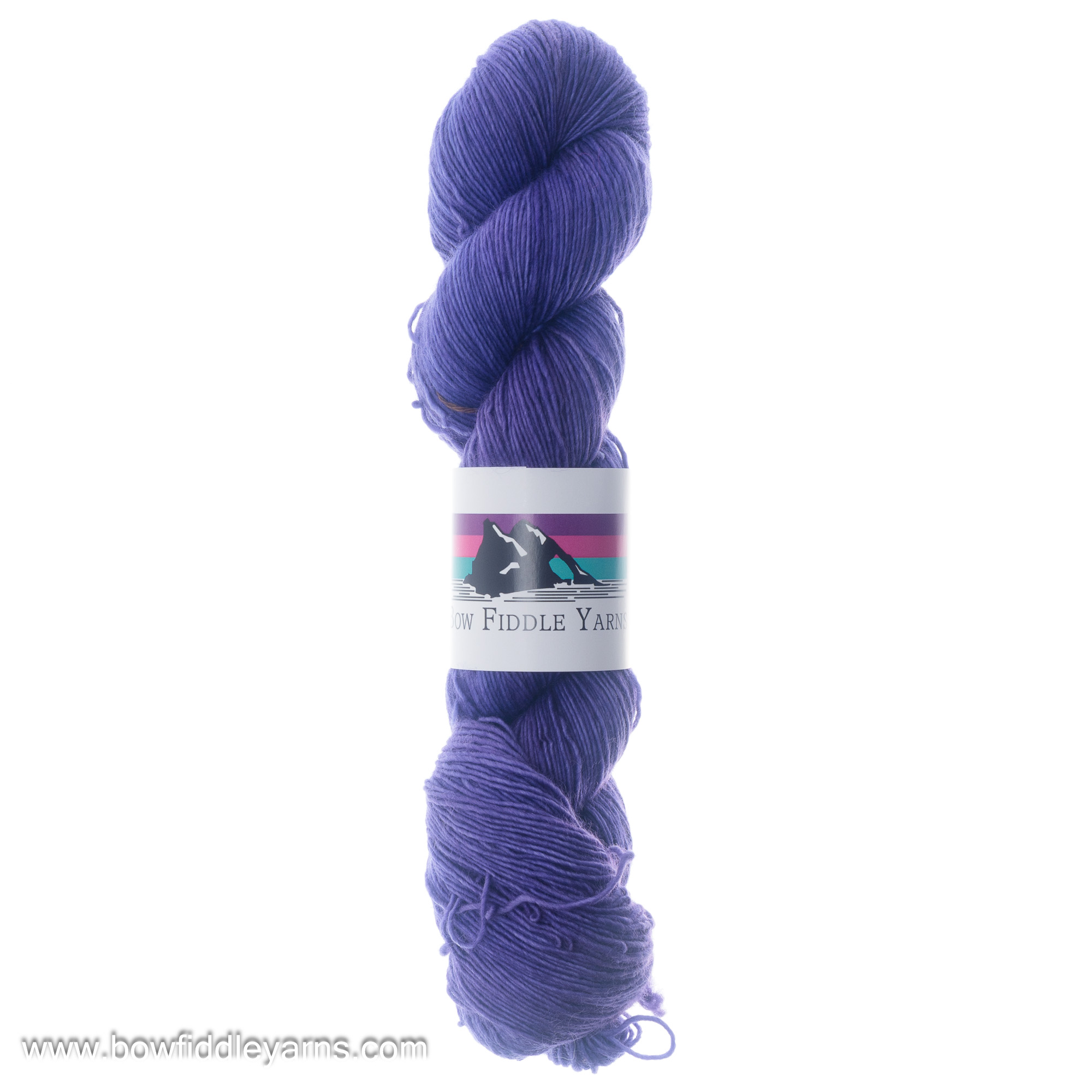 EZ-dye non superwash single ply yarn - Purplexed