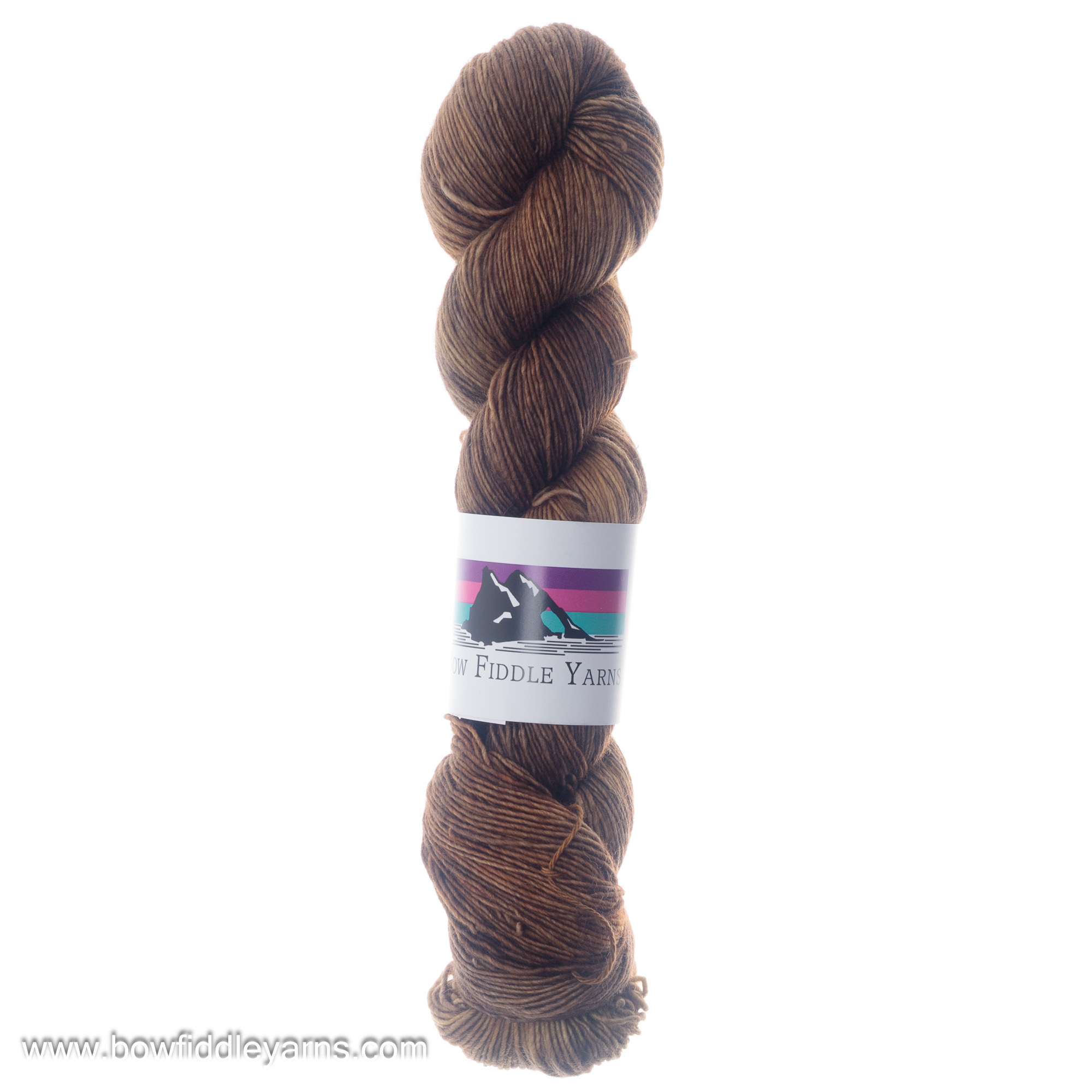 EZ-dye non superwash single ply yarn - Tobacco