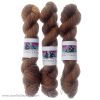 Tobacco 100g 4ply weight Superwash merino and nylon hand dyed yarn