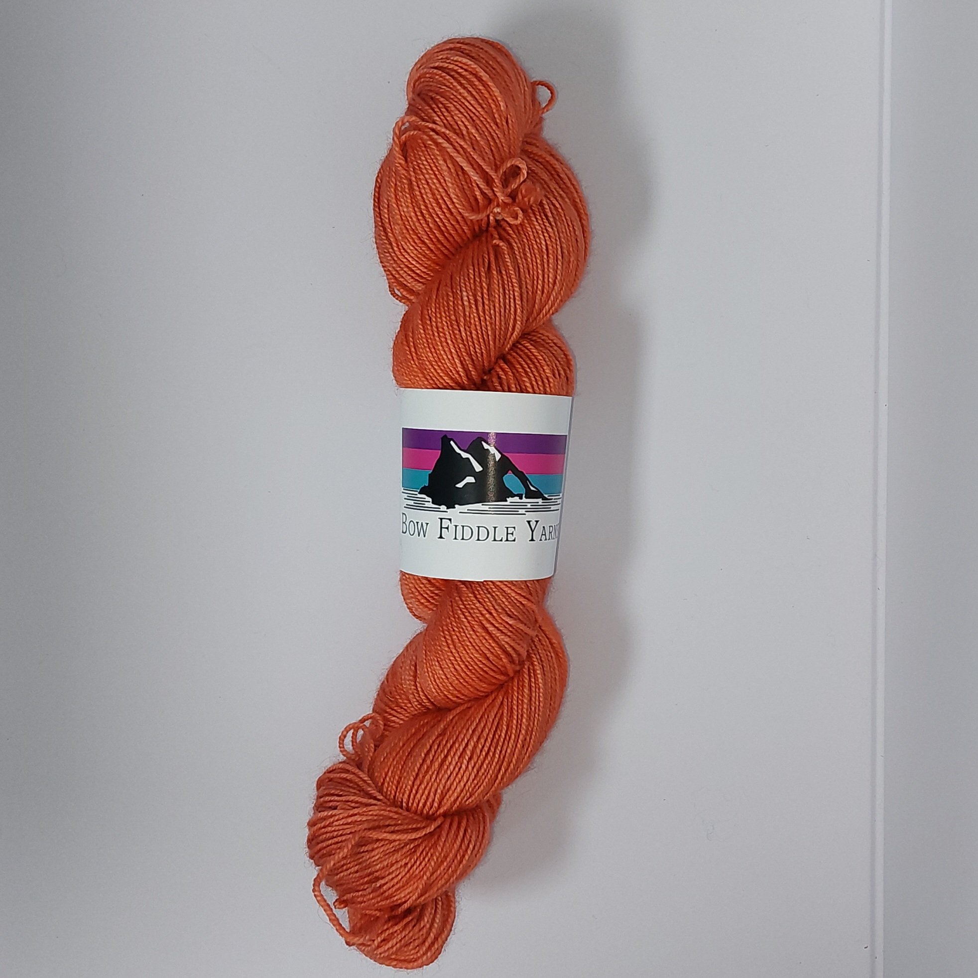 Semi Solid colours 100g Sport weight BFL Silk and nylon hand dyed yarn - Crannoch