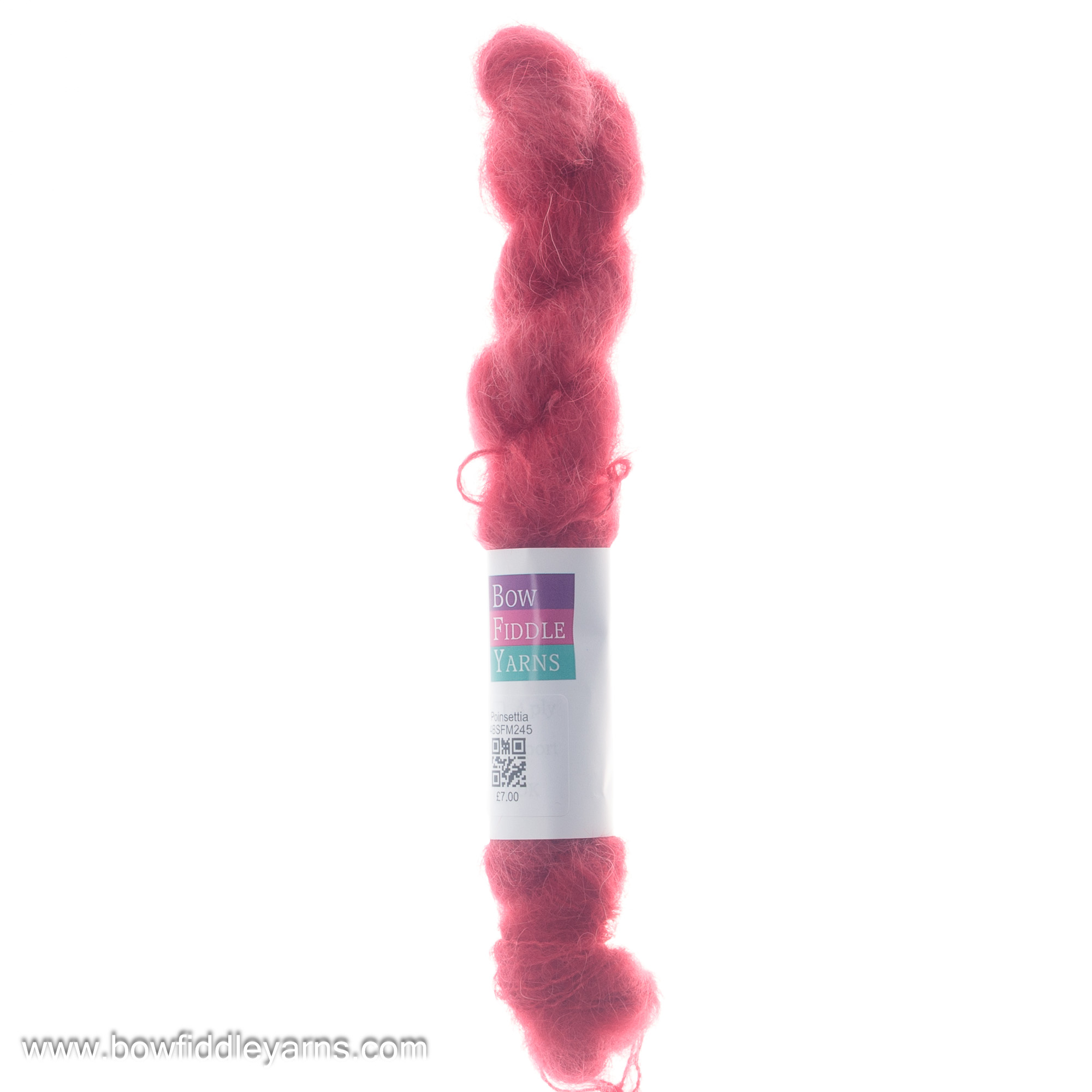 Brushed Suri Fluff 20g minis - Poinsettia