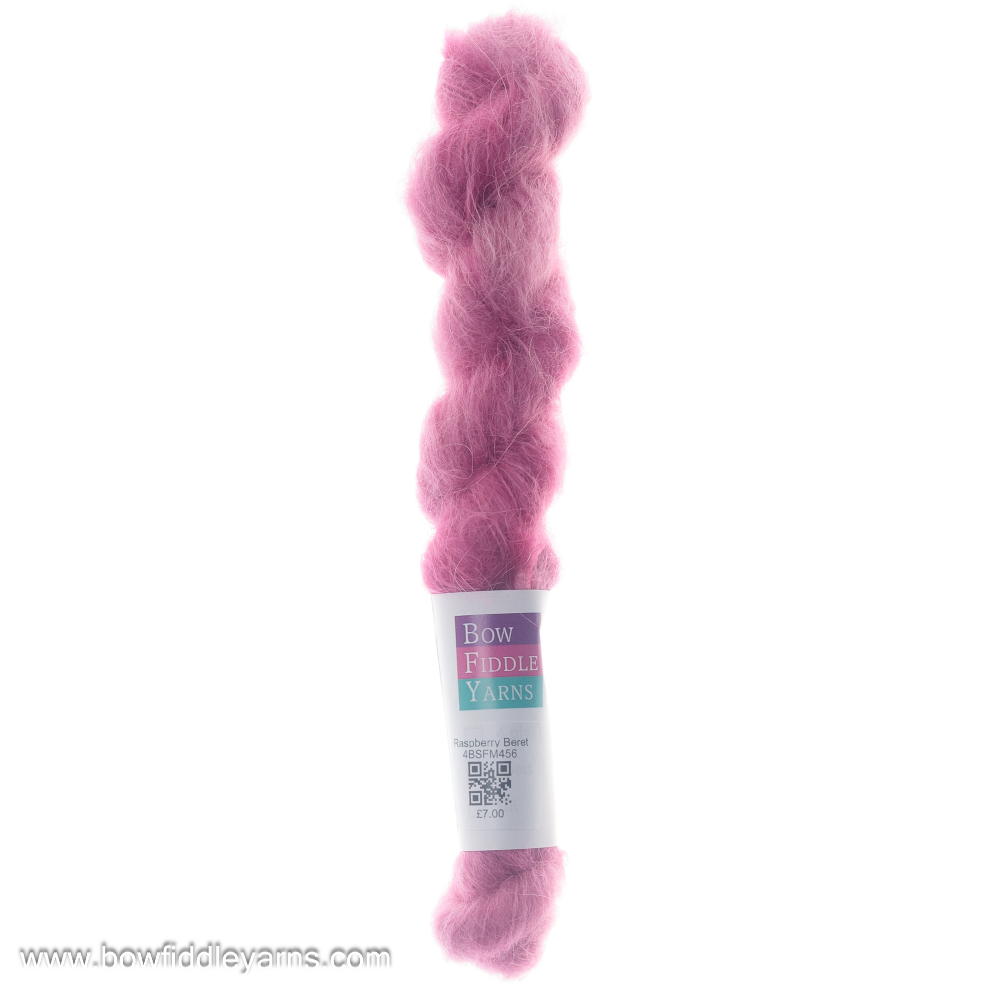 Brushed Suri Fluff 20g minis - Raspberry Beret