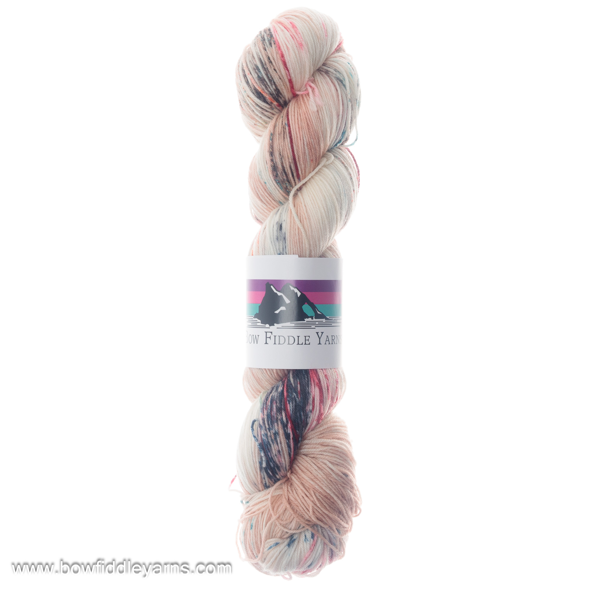 Latte Sprinkles Hand dyed yarn - 100g Standard Sock 4ply - Merino and Nylon