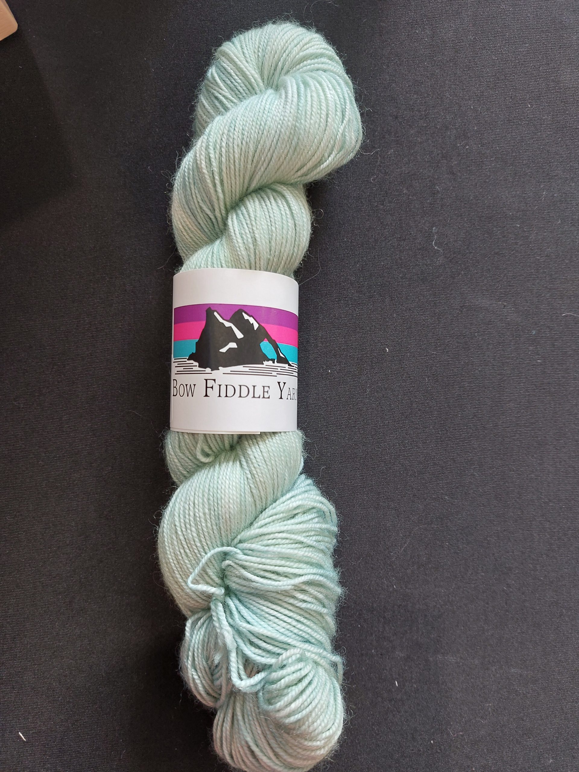 Semi Solid colours 100g Sport weight BFL Silk and nylon hand dyed yarn - Seaview