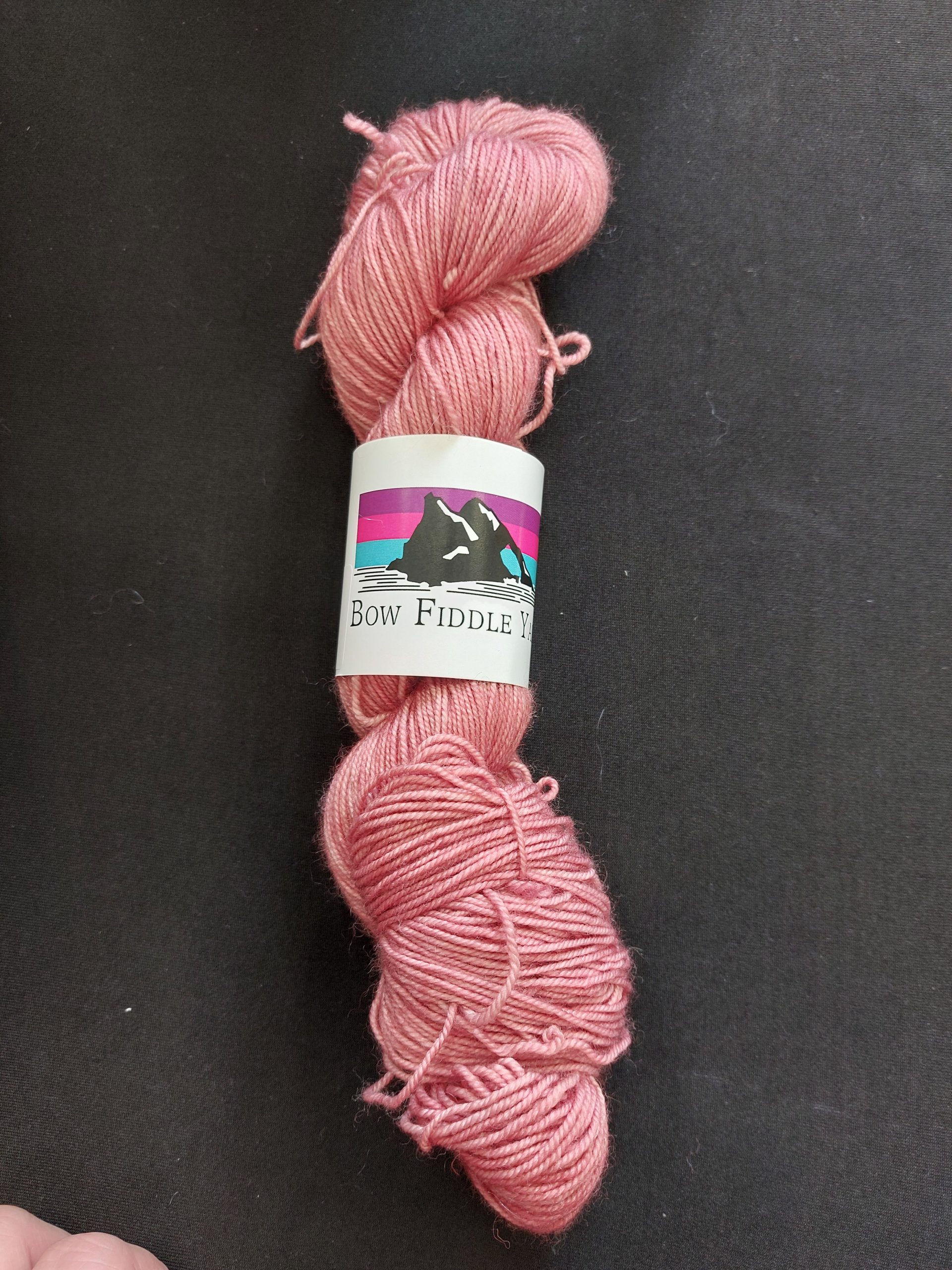 Semi Solid colours 100g Sport weight BFL Silk and nylon hand dyed yarn - Conker