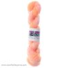 Neon Peach 100g 4 ply Superwash Merino and Nylon hand dyed yarn