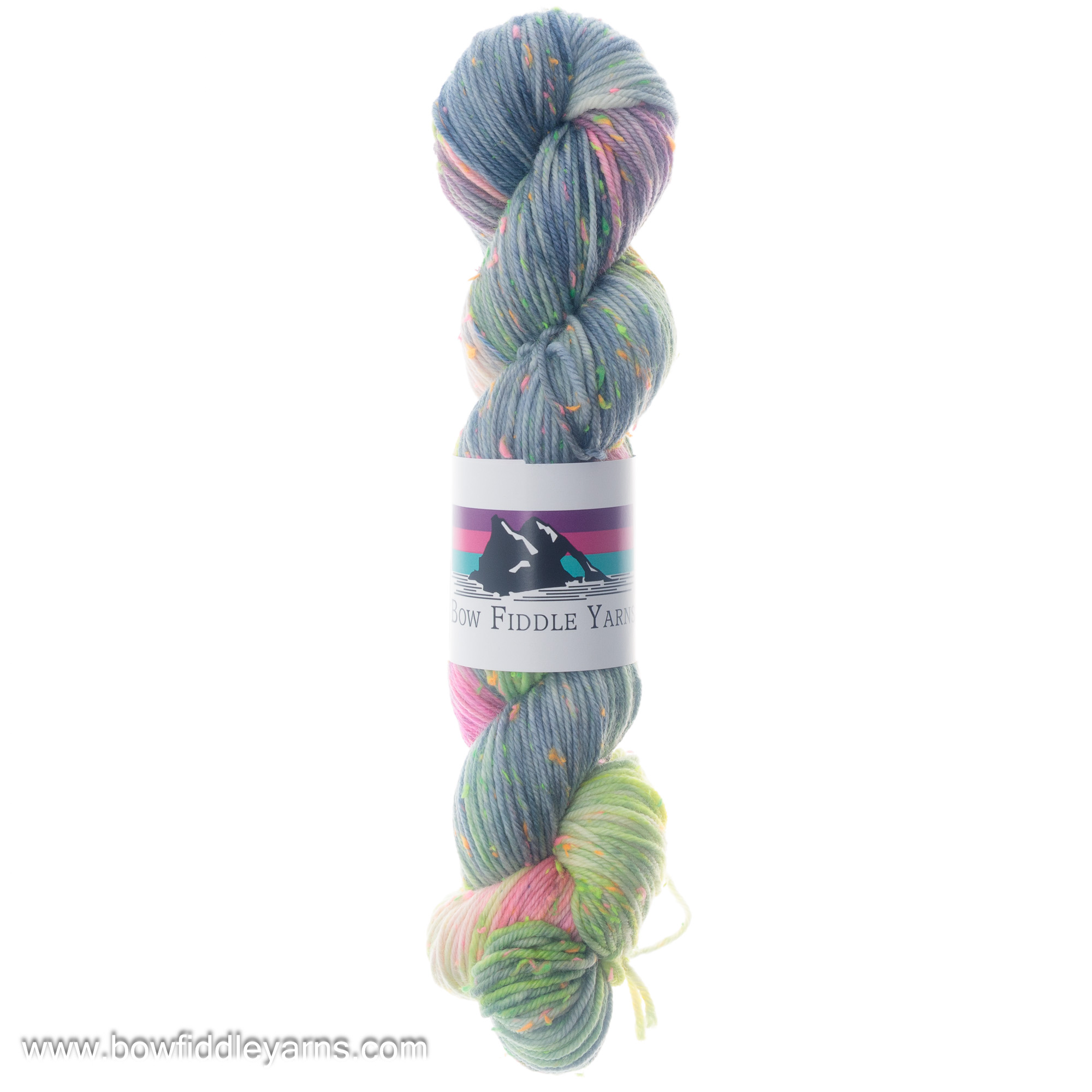 Smoke and Dazzle DK neon yarn