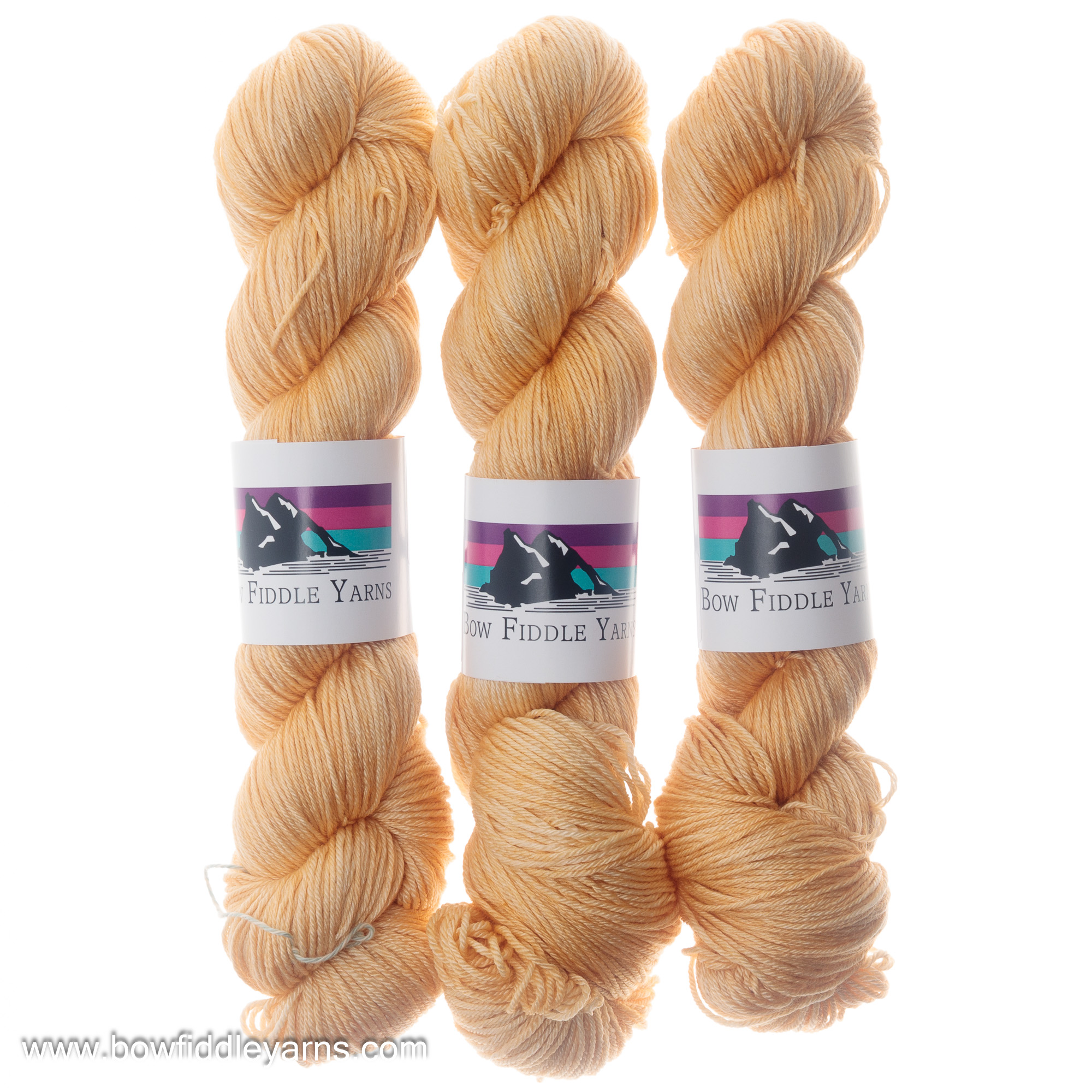 Golden Opportunity 100g 4 ply Superwash Merino and Silk hand dyed yarn