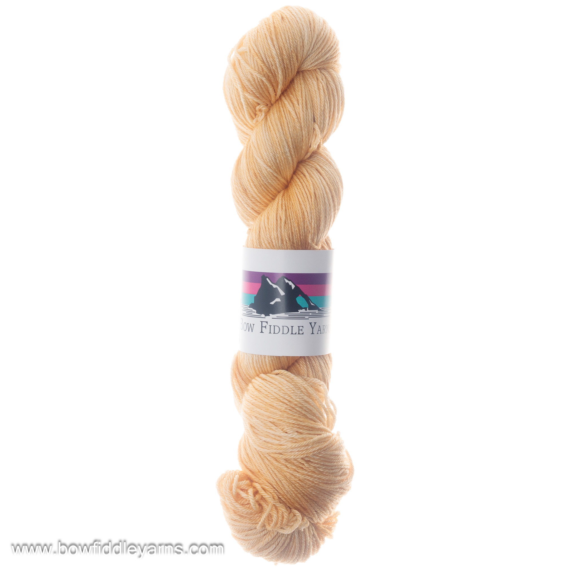 Golden Opportunity 100g 4 ply Superwash Merino and Silk hand dyed yarn