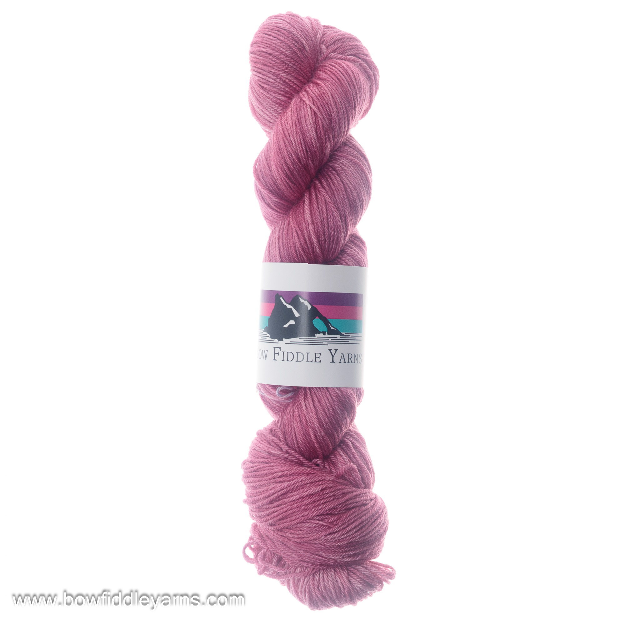 Crushed 100g 4 ply Superwash Merino and Silk hand dyed yarn